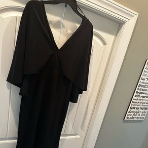 Lulus black fitted elegant dress